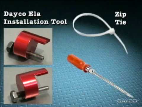 Dayco Installation of the Dayco ela Stretch Belt Using a Zip Tie