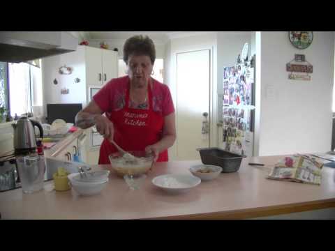 Marina's  Kitchen   -  Date & Nut Bar Cake