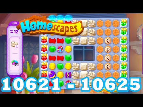 Homescapes Level 10681 - 10685 HD 3 - match puzzle Gameplay | android | IOS | 10682 | 10683 | 10684