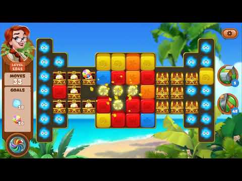 Lost Island Blast Adventure Level 1841 NO BOOSTERS - A S GAMING ✔️