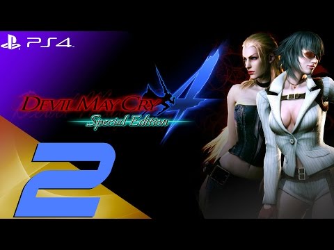 Devil May Cry 4 Special Edition - Lady & Trish Walkthrough Part 2 - Bael Boss  [1080p 60fps]