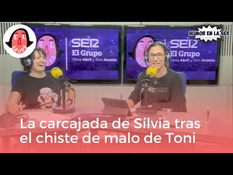 La carcajada de Sílvia Abril por el chiste malo de Toni Acosta