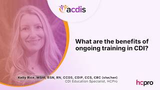 What are the benefits of ongoing training in CDI | Kelly Rice