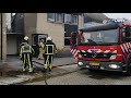 Brandweer sloopt muur bij blussen woningbrand in Almelo