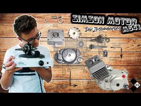 Der Zusammenbau + erster Start? ⚙️ Simson S51 Motor M541 selber regenerieren🔧