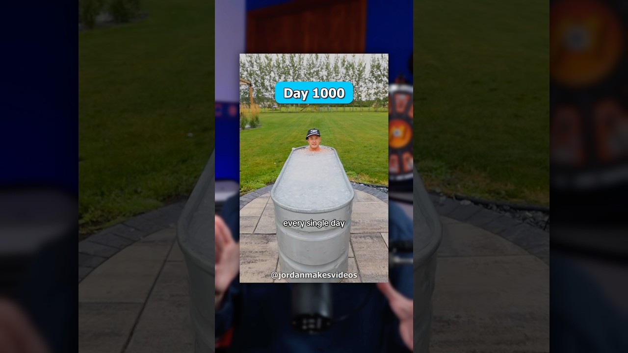 He Took Ice Baths For 1000 Days Straight 🧊