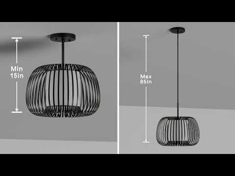 Modern 1-Light Kitchen Island Pendant Light, Gold Metal & Glass Linear Pendant Fixture for Dining Room