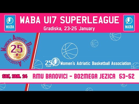 2025-26 WABA U17 League for 9th to 14th place: RMU Banovici-Bo2Mega Jezica 53-52 (24/10)