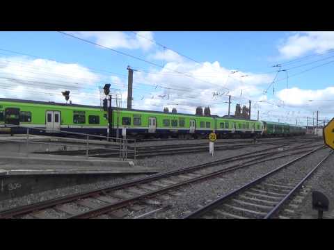 Mixed Livery 8 Car IE 29000 Class DMU - Dublin Connolly - 7/6/15