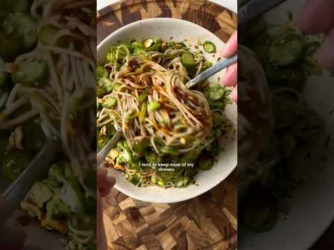 the perfect cold noodle salad for summer