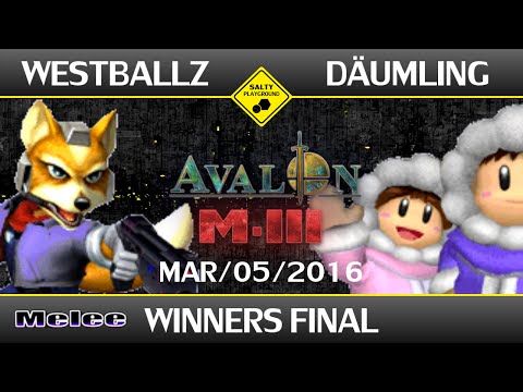 Avalon M-III - Tempo | Westballz (Fox) Vs Däumling (Ice Climbers) - SSBM Singles Winners Final