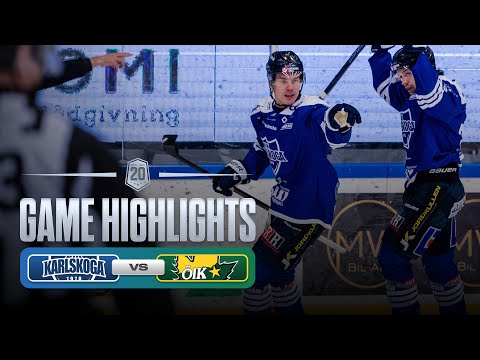 BIK Karlskoga vs. Östersund | Highlights 28/1