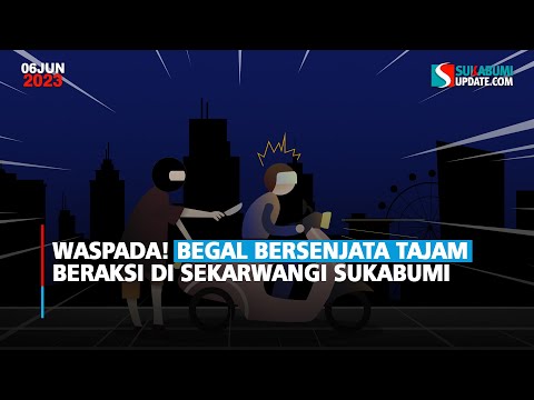 Waspada! Begal Bersenjata Tajam Beraksi di Sekarwangi Sukabumi