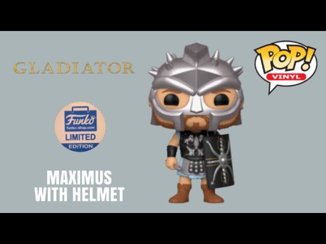 Vídeo relacionado con Maximus Helmeted Edición Limitada Pop Movies Gladiator Figura de Vinilo (Incluye Funda Protectora Ecotek Pop Box)