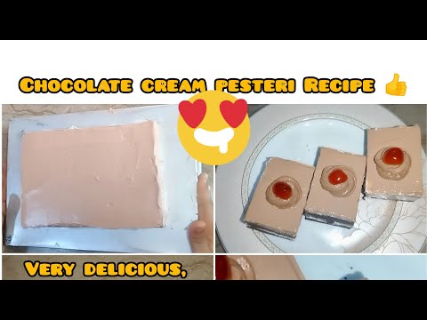 Chocolate cream pesteri Recipe very yummy recipe 👌 By#cooking with fazila Absar.#karachi