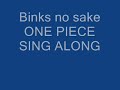Binks Sake - One Piece Lyrics