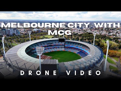 MELBOURNE  | MELBOURNE CRICKET GROUND |AUSTRALIAN OPEN | BIRDS EYE | DRONE SHOT | @DJI MINI 4 PRO