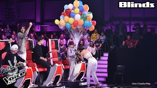 Coach Lena singt &quot;99 Luftballons&quot;: Riesen-Luftballon-Geschenk! | The Voice Kids 2023
