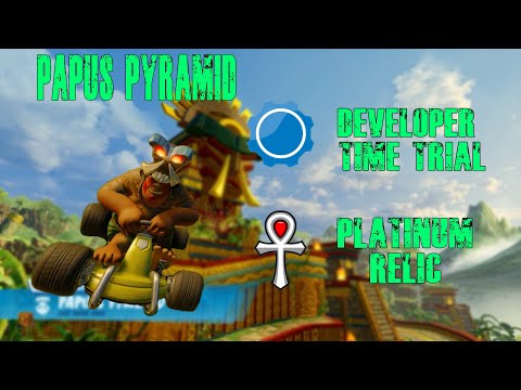 Papu's Pyramid Developer Time + Platinum Relic Guide - CTR: Nitro Fueled
