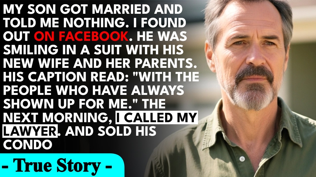 My Son Got Married and Said Nothing. I Found Out on Facebook... So The Next Morning I Called My....