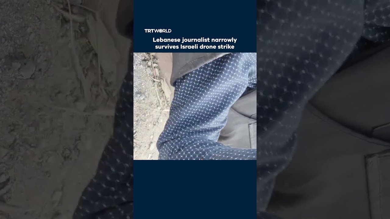 Lebanese journalist survives Israeli drone strike in southern Lebanon