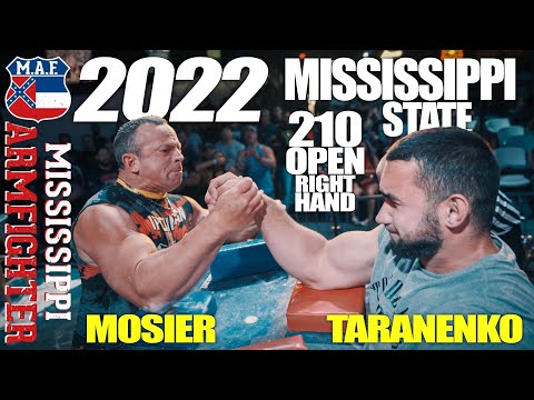 2022 Mississippi State Armwrestling | 210 Pro Right Hand - TERMINATOR vs. IRONMAN