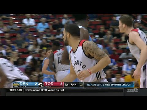 Raptors Summer League: VanVleet's First Quarter - July 10, 2017