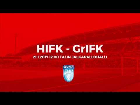 HIFK - GrIFK 2-2 (0-1) I Suomen Cup 21.1.2017 I  Ottelukooste