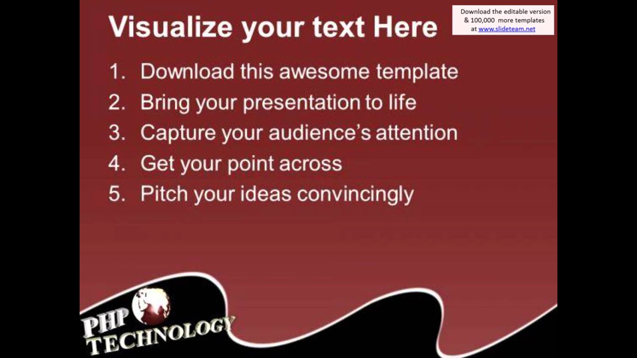 project development php technology powerpoint templates ppt backgrounds for slides 0413 presentation