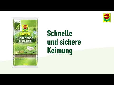 COMPO Rasensaat Spiel & Sport Aktion mit Produktmerkmalen