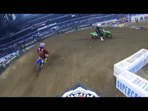 Robbie Good #419 Indianapolis supercross futures heat race win