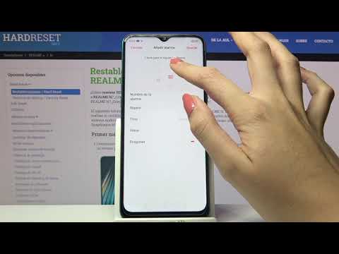Poner el despertador en REALME 5i - poner la alarma