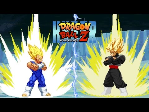 Hyper DBZ: SSJ Vegeta Vs SSJ Goku Black