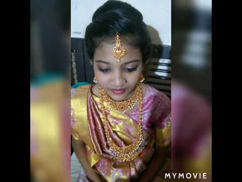 Puberty Makeover!! North Indian Style Saree Draping! Hairstyling and Floral