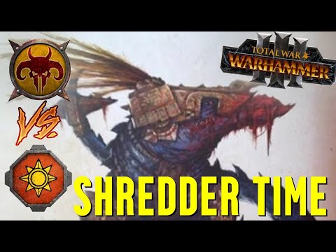 Nakai & Shredder Time! Lizardmen vs Beastmen - Total War Warhammer 3