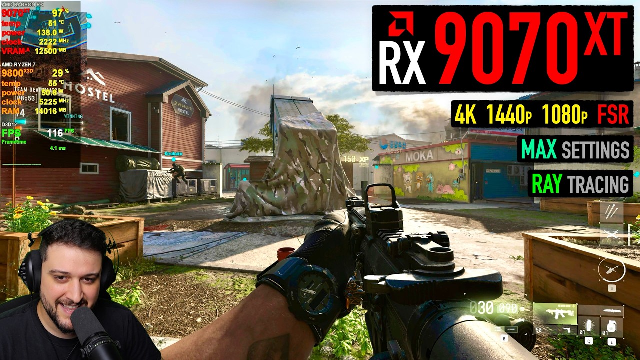 RX 9070 XT - Call Of Duty: Modern Warfare 4 Beta