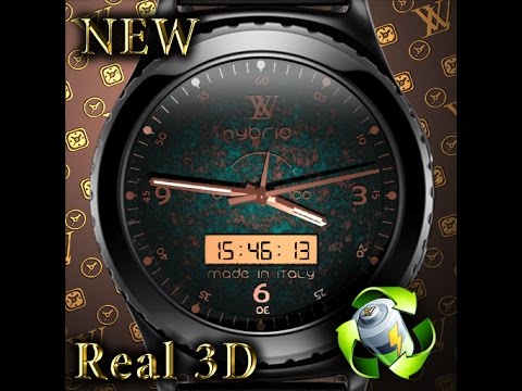 LW3D HYBRID2 Old Copper with Power Reserve and 24h LCD watch inside by RealTime 3D by LuxuryWatches