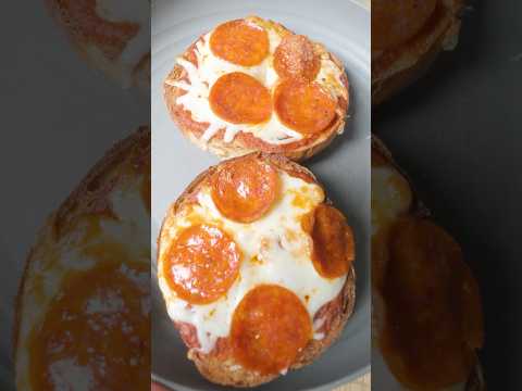 Air Fryer Pizza Bagels 🤤🍕