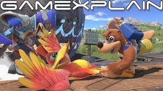 Banjo-Kazooie & DQ Hero Screenshots in Smash Bros. Ultimate + NEW Spiral Mountain Remix!
