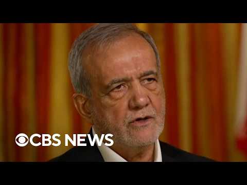 Iranian president pushes for new deal with U.S. in CBS News interview