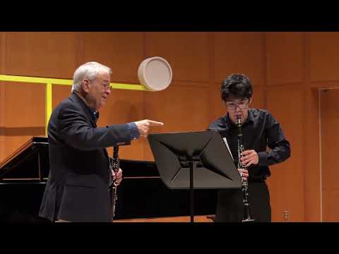 CMNW SF21 Masterclass with David Shifrin | Messager Solo de concours