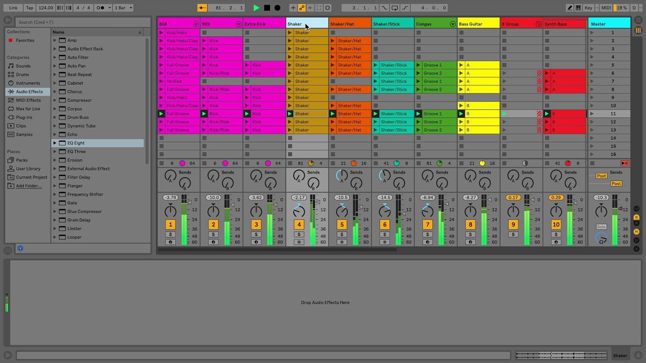 Sample Group Track Grouping tracks | Soul Candi Institute of Music
