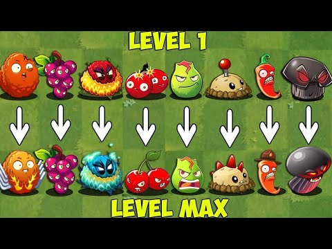 All BOMB Plants Level 1 vs Max Level - Pvz 2 Discovery Plant vs Plant