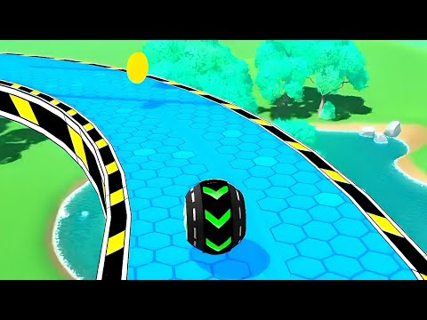 Rolling Ball Sky Escape Gameplay Speedrun All Levels 77