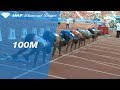 Chijindu Ujah 9.98 to win the Men's 100m - IAAF Diamond League Rabat 2017