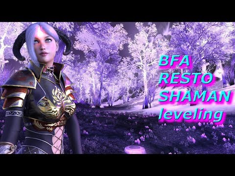World Of Warcraft Info: BFA Draenei Restoration Shaman leveling 79-82