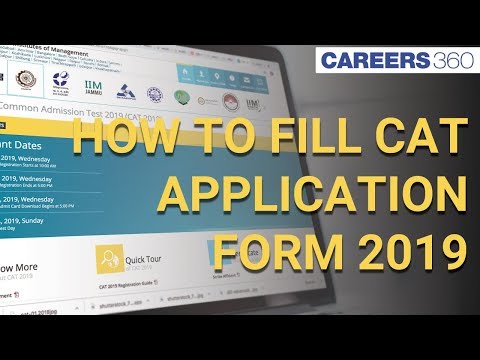 How to fill CAT Application Form 2019