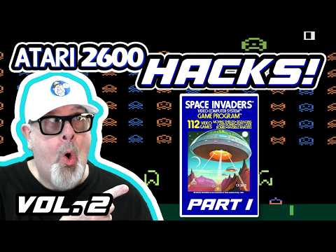 Space Invaders Like You've Never Seen It! Part 1 of 2 | Atari 2600 Hacks Vol. 2