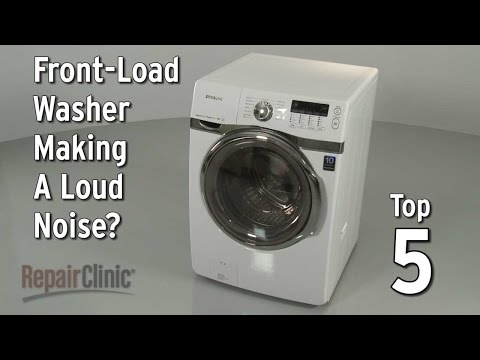 Front-Load Washer Is Noisy — Washing Machine Troubleshooting