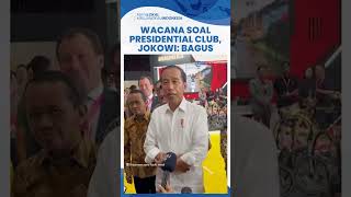 Diajak Prabowo Gabung dalam Presidential Club Bersama Megawati dan SBY, Jokowi: Bagus, Bagus